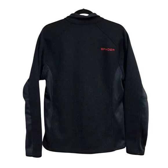 Spyder Outbound Half-Zip Sweatshirt Pullover Men Size M Red Logo & Trim Activewe - Picture 5 of 12